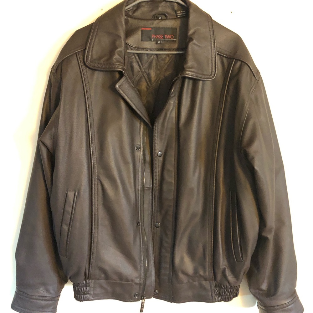 Leather jacket - Brown
